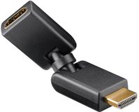 Goobay HDMI 2.0 Adapter - 180 graden draaibaar - 4K 60Hz - Zwart