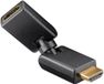 Goobay HDMI 2.0 Adapter - 180 graden draaibaar - 4K 60Hz - Zwart