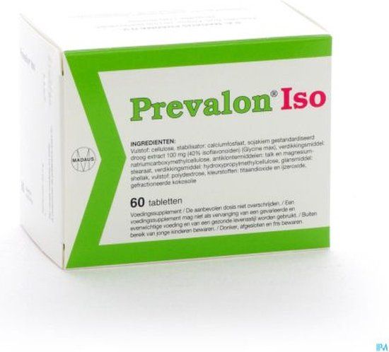 Prevalon Iso - Voedingssupplement op basis van soja-isoflavonen - 60 tabletten