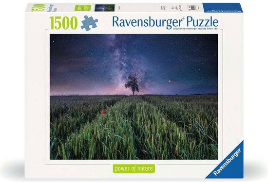 Ravensburger Puzzel Donkere hemel boven veld 1500 stukjes