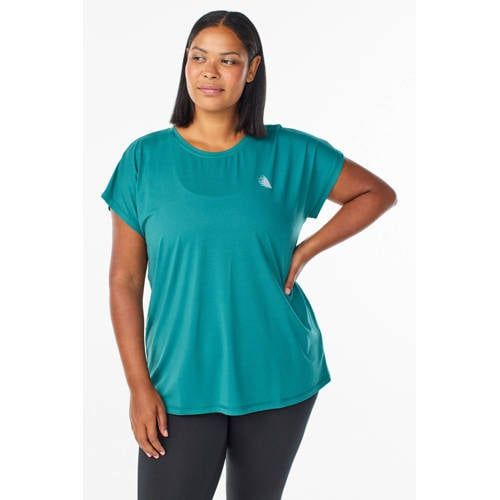 ACTIVE By Zizzi Turquoise Plus Size Sport T-shirt