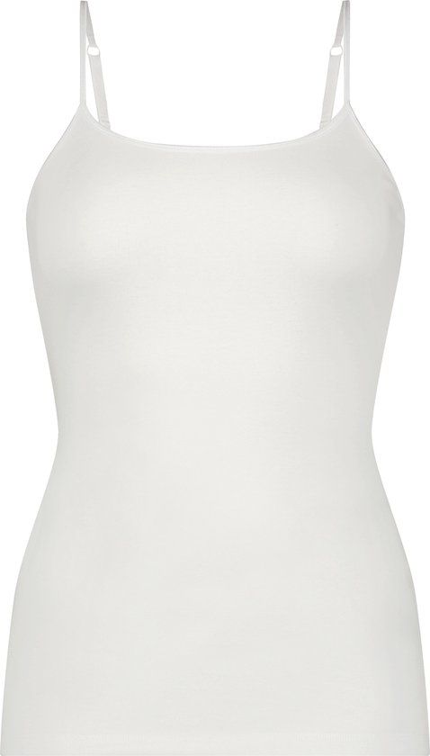 Ten Cate Basics spaghetti top wit voor Dames | Maat S