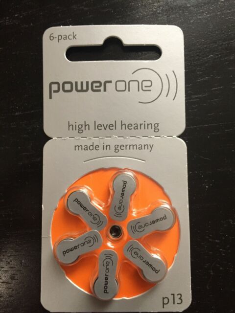 Power One P13 - Hoortoestel Batterijen - 6 stuks