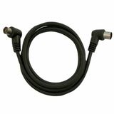 VoltShine Tv-verlengkabel, zwart, diameter 9,5 mm, lengte 1,5 m