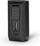 Colibri Slide - Dubbel Jet Flame stormaansteker - Zwart - Geschenkdoos