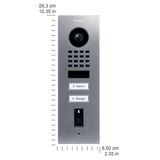 DoorBird D1102FV intercomsysteem Roestvrijstaal