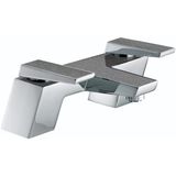 Bristan MSAI BF GG Metallix Zeil Bad Filler Grafiet Glisten, Chroom/Grafiet