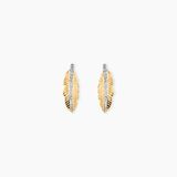 Paola Boucles d'oreilles Puces Or Jaune Diamant