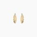 Paola Boucles d'oreilles Puces Or Jaune Diamant