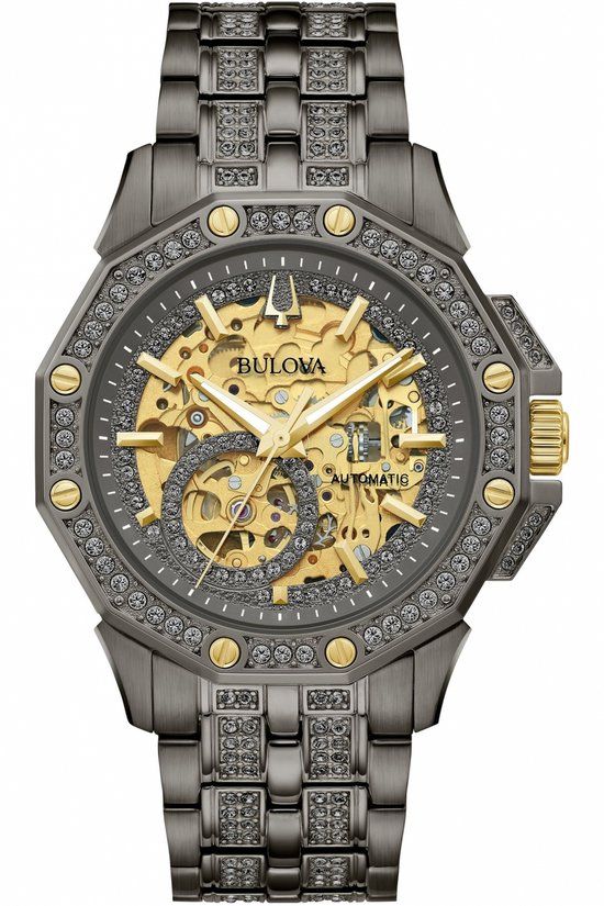 Bulova Octava 98A293 Heren Horloge - 42mm - Grijs
