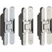Simonswerk Paumelle TECTUS TE 240 3D invisible pour portes non feuillurées jusqu'à 60 kg, coloris argent F1