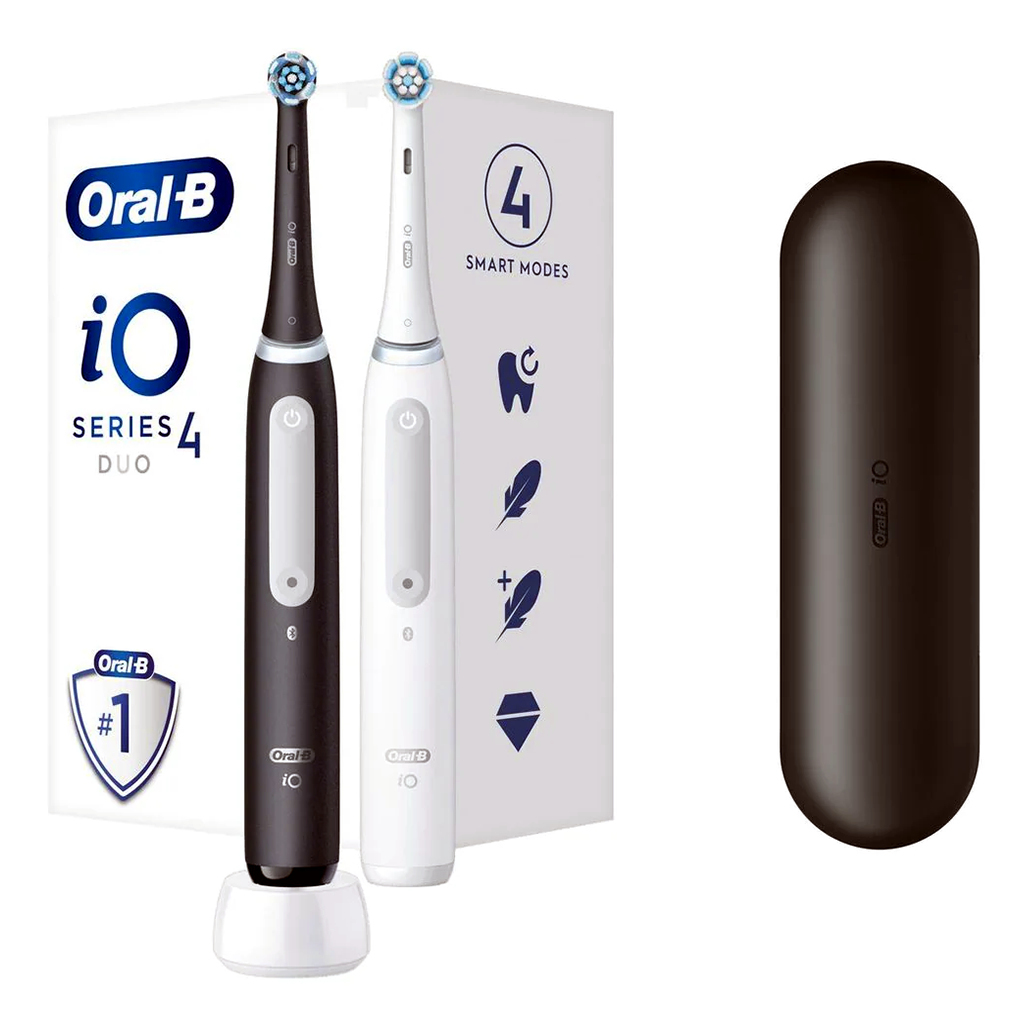 Oral-B iO 4 Zwart & Wit Elektrische Tandenborstels