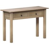 Home Discount Panama console met 2 laden van natuurlijke was