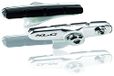 XLC Remschoenen Cartridge Road BS-R02 set van 4 55 mm, zwart/zilver, 2500386000