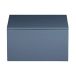 Mojoo Boîte de rangement laquée Lux 19x19x10,5 cm Bleu indigo