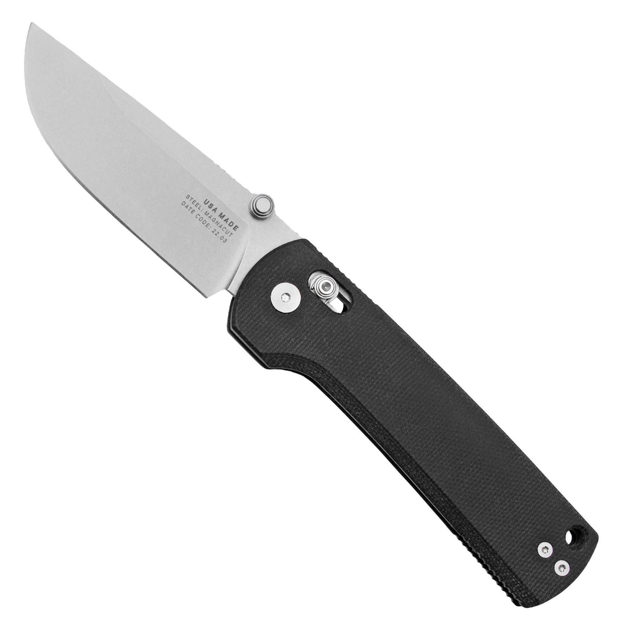 The James Brand The Kline Black Stainless Micarta JAKN120143-00 zakmes