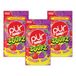 PUR Jumbo SOURZ Gum | Aspartaamvrije kauwgom | Met xylitol | Natuurlijke smaak | Zure aardbei, zure druif, 20 stuks (Pak van 3)