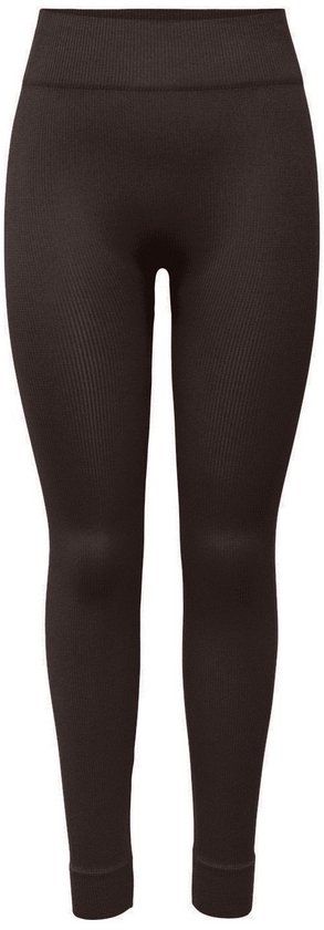 Only Play Jaia Life High-Waist Lounge Seamless Sportlegging Dames - Maat S/M - Donkerbruin