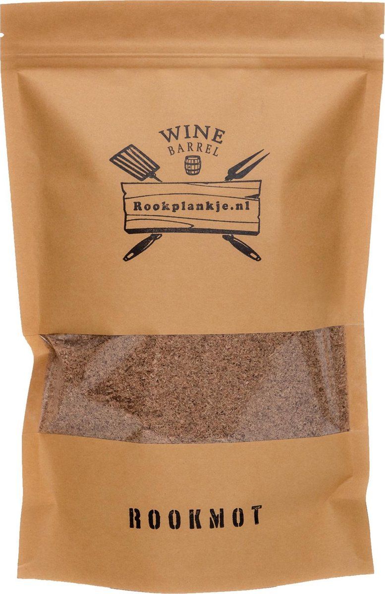 Rookplankje.nl Rookmot Wine Barrel 1,5 L - Rookhout - Hout - BBQ