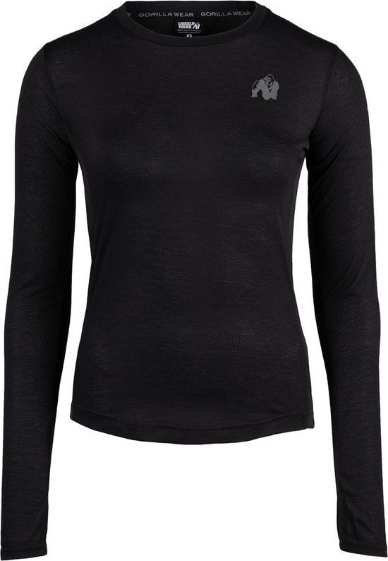 Gorilla Wear Raleigh Long Sleeve Shirt - Black - Women's - Size S