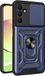 Techsuit Hoesje geschikt voor Samsung Galaxy A15 4G/5G - Camshield Back Cover - Blauw