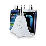 Metronic usb charging wall station 4 poorten