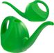 KADAX Gietkan, 2 liter, kleine tuinkueter van kunststof, bloemengieter met lange uitloop, voor binnen en buiten, huis, tuin, bloemen, kamerplanten, irrigatie (groen)