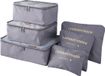 Pathsail® Packing Cubes Set 6-Delig - Bagage Organizers - Koffer organizer set - Grijs