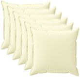 vidaXL - Taie d'oreiller - 6 pièces - Crème - 30 x 30 cm - Polyester