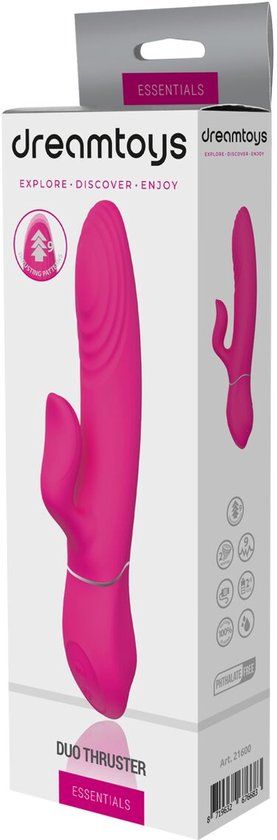 DreamToys Vibes Of Love Duo Thruster stotende vibrator - roze