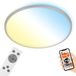 BRILONER - IVY S - LED plafondlamp - 24W - 2500 lm - instelbare kleurtemperatuur - nachtlichtfunctie, timerfunctie, geheugenfunctie - dimbaar via afstandsbediening - Amazon Echo en Google Home - IP20 - Ø 33,3 cm