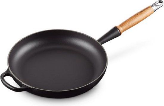 Le Creuset Signature Koekenpan - 26 cm - Mat Zwart