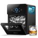 EUHOMY Bolvormige ijsmachine, grote ijsbalmachine - 108 stuks per dag, zelfreinigende, kristalheldere ijsbalmachine - ronde ijsblokjesmachine voor whisky en bourbon.