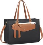 Sacoche d'ordinateur portable noir brun sans marque