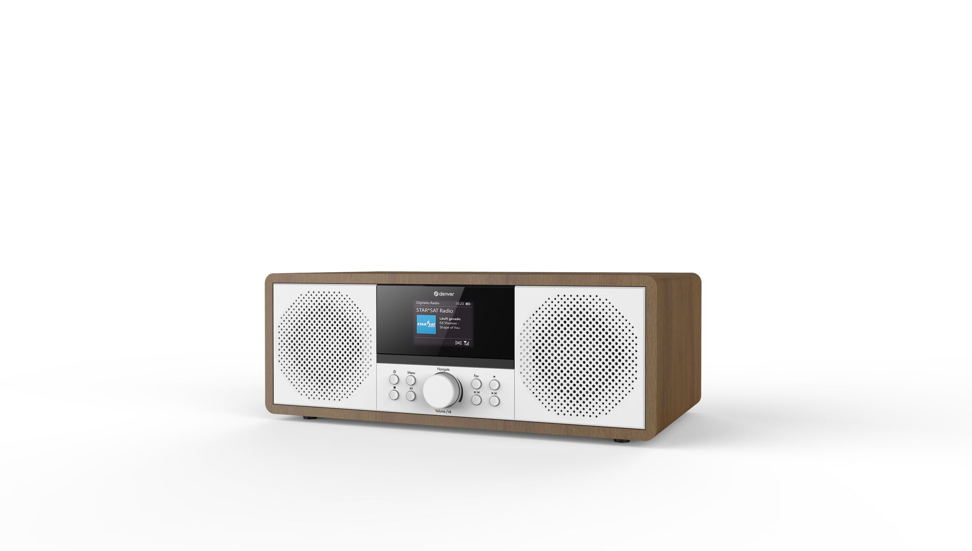 Radio Internet Denver MIR-270 - DAB+, FM, Bluetooth 5.0, Lettore CD, AUX, USB, Per La Casa