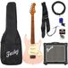 JET Guitars JS-300 Mini Pink guitare électrique set de démarrage