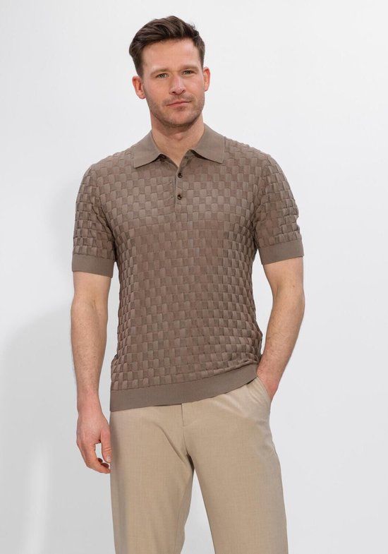 Matinique Mapolo Bb Heritage Polo shirt Heren - Taupe - Maat 3XL