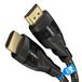 KabelDirekt 8K/4K HDMI Kabel – 1m, nylon