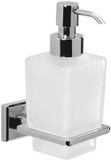 Sapho Gedy Colorado Zeepdispenser Chroom/Satin Glas