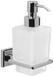 Sapho Gedy Colorado Zeepdispenser Chroom/Satin Glas