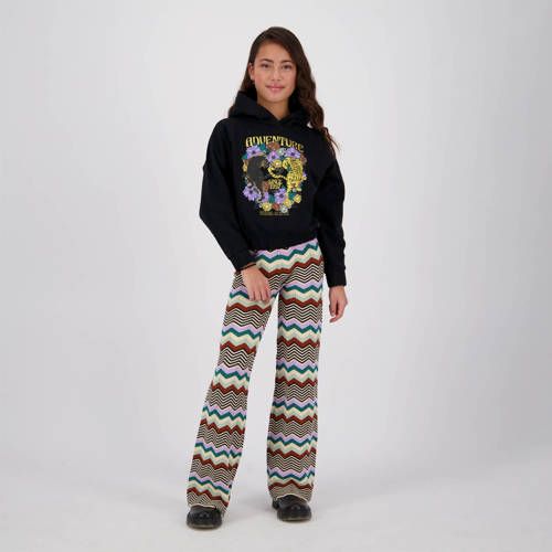 Vingino Sanya - Gestreepte flared broek - Beige/Multicolor