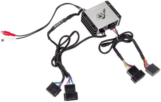 ESX QS-TWO-ISO - 2-kanaals klasse D miniversterker met ISO-kabelboom - 4251476404380