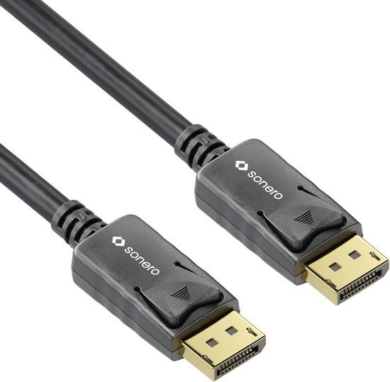 sonero 8K Displayport Kabel 1.4v 5 m Zwart