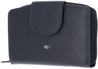 Golden Head Leren portemonnee Polo RFID Protect Damenbörse mit RV 3319 Marineblau