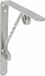 AMIG Plankdrager/steun/beugel Decoratief - metaal - zilvergrijs - H250 x B200 mm - Tot 60 kg