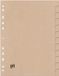 Oxford Touareg tabbladen, karton, A4, onbedrukt, 11-gaatsperforatie, 12 tabs, 20 stuks