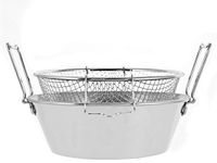 LAR Noseda friteuse van roestvrij staal met grill, 30 cm