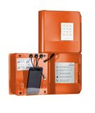 Welock Navulklem met 2 vakken, oranje, RAL 2009, met witte code
