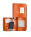 Welock Navulklem met 2 vakken, oranje, RAL 2009, met witte code