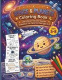 Space & Planets Coloring Book